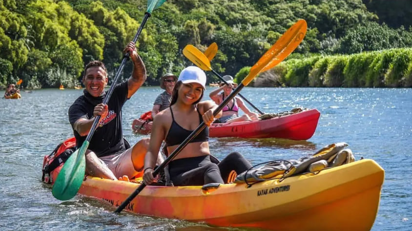 Kayak Adventures - Secret Falls Tour
